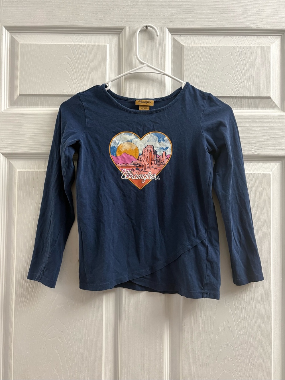 Kids Wrangler Navy Blue Long Sleeve Top